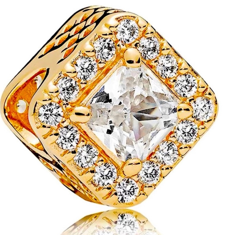 Retired Authentic Pandora Charm 14K Yellow Gold.
